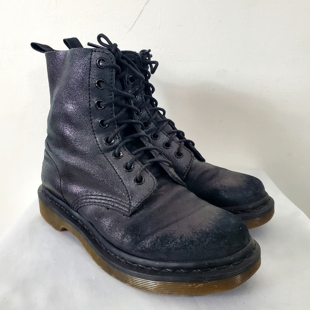Dr. Martens Pascal Metallic Glitter Lace Up Boots